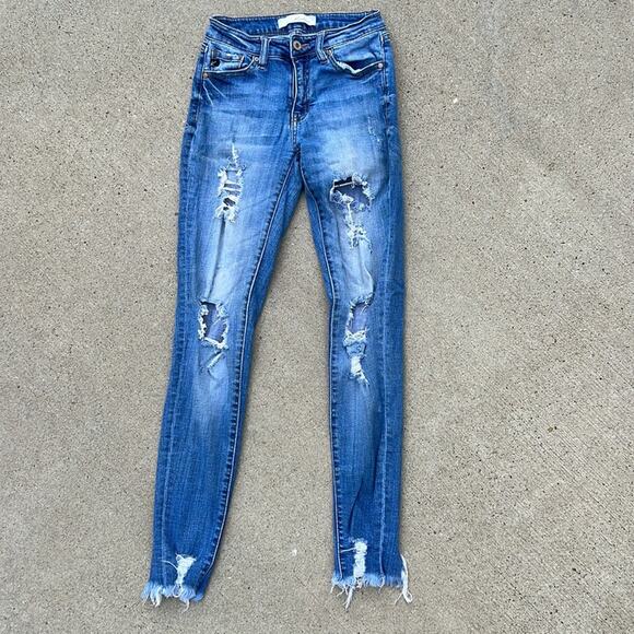 KanCan Florence Mid Rise Super Skinny Jeans - Picture 5 of 9